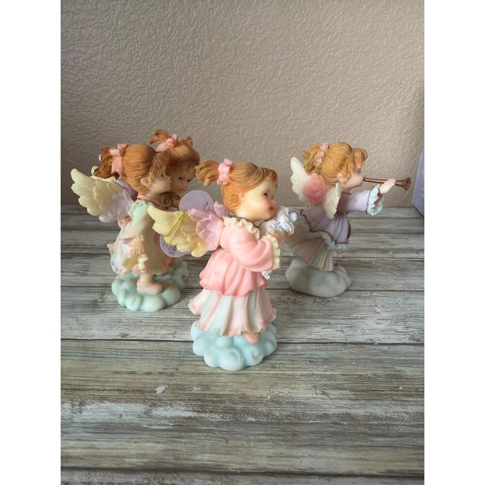 Roman Inc “Loving Thoughts Cherubim” Figurine 3-Pc Lot Emily Best Friends w/Box - Picture 15 of 16